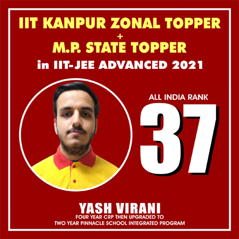 Yash Virani IIT Kanpur Zonal Topper